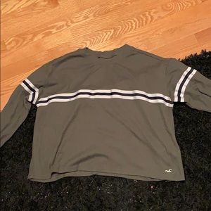 Green striped long sleeve